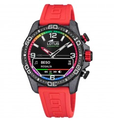 Lotus Connected D men's watch 20000/6 red silicone strap