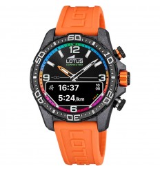 Reloj Lotus Connected D hombre 20000/7 correa silicona naranja