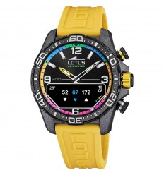 Reloj Lotus Connected D hombre 20000/8 correa silicona amarilla