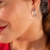 Arracades cércol Lotus Silver Rainbow plata circonites color LP3637-4/1
