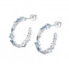 Pendientes aro Lotus Silver Colors plata circonitas colores LP3637-4/1