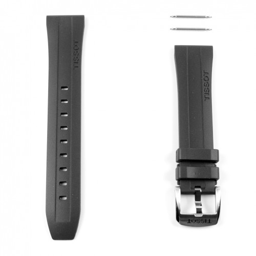 Correa Tissot caucho negra para PRC 200 y SEASTAR ref. T603044545 20mm