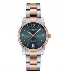 Reloj Certina DS Podium C0342102209700 esfera verde brazalete acero