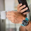 Festina Connected D F23000/5 esfera negra correta silicona turquesa