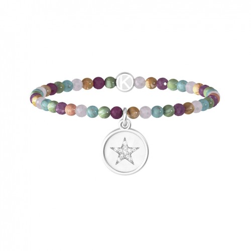 Kidult Girl bracelet multicolored stones pendant crystals star 732163