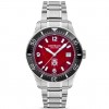 Montblanc 1858 Iced sea automatic date watch red dial 132291