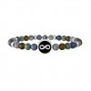 Kidult family infinity unisex bracelet multi-colored stones 732259