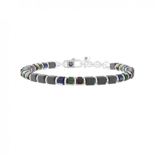 Adjustable bracelet Kidult unisex multicolored stones 732299