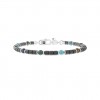 Adjustable bracelet Kidult unisex friendship multicolored stones 732301
