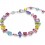 Pulsera Swarovski Gema tallas mixtas multicolor baño rodio 5656427
