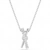 Colgante nudo Hyperbola Swarovski tallas mixtas blanco rodio 5689723