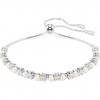 Pulsera Swarovski Matrix Crystal Pearl talla redonda rodio 5689633