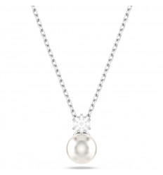 Penjoll Swarovski Matrix Crystal Pearl blanc bany de rodi 5693897