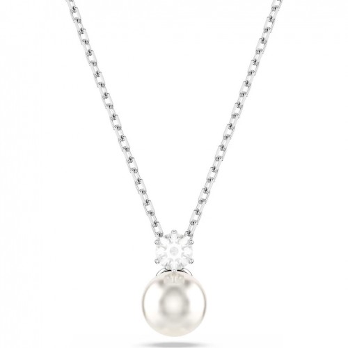 Swarovski Matrix Crystal Pearl pendant white rhodium plated 5693897
