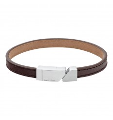 Polsera Calvin Klein home pell marró sivella acer 35100003