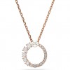 Swarovski Matrix Crystal Pearl pendant white rose gold tone 5692265