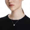 Penjoll Swarovski Stilla talla octogonal blanc bany rodi 5693405