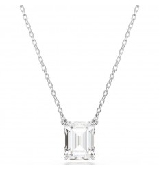 Penjoll Swarovski Stilla talla octogonal blanc bany rodi 5693405