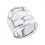 Anillo Calvin Klein Elemental en acero inoxidable plata 35000645