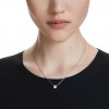 Penjoll Swarovski Stilla talla quadrada blanc bany rodi 5701903