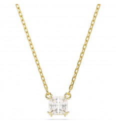Colgante Swarovski Stilla talla cuadrada blanco tono oro 5693153