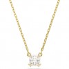 Colgante Swarovski Stilla talla cuadrada blanco tono oro 5693153