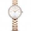 Reloj Certa Swarovski 5673013 tono oro champán brazalete metálico