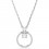 Colgante Swarovski Constella talla redonda Zirconia blanca rodio 5692261