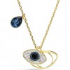 Colgante Swarovski Symbolica ojo turco azul baño tono oro 5692178