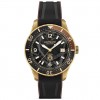 Montblanc 1858 Iced sea automatic date watch black and gold tone 133300