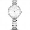 Reloj Certa Swarovski 5672998 tono plateado brazalete metálico