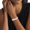 Calvin Klein rigid women bracelet silver stainless steel 35000641