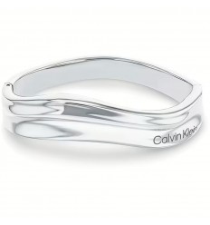 Polsera rígida Calvin Klein Elemental dona acer inoxidable platejat 35000641