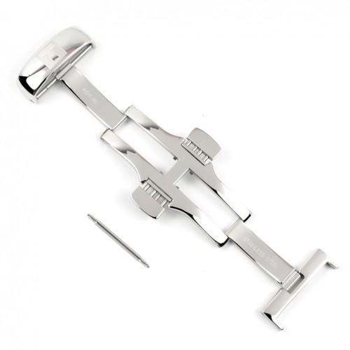 Hebilla desplegable acero Tissot T640027104 para correas piel 18mm
