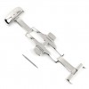 Hebilla desplegable acero Tissot T640027104 para correas piel 18mm