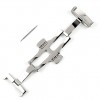 Hebilla desplegable acero Tissot T640027104 para correas piel 18mm