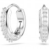 Arracades cércol Matrix Swarovski talla rodona blanc bany rodi 5690670