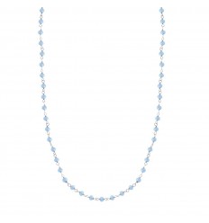 Collaret Lotus Silver Trendy LP3764-1/1 plata de llei pedres blaves