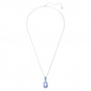 Penjoll Millenia Swarovski talla octogonal blau bany de rodi 5696518