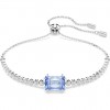 Pulsera Swarovski Matrix Tennis tallas mixtas azul baño rodio 5693412
