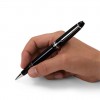Bolígrafo Montblanc Meisterstück LeGrand platinado resina negra 132451