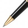Bolígraf Montblanc Meisterstück daurat resina preciosa negra 132457