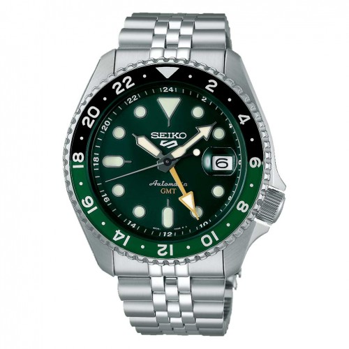 Rellotge Seiko 5 Sports GMT automàtic acer SSK035K1 esfera verda