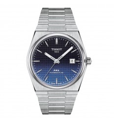 Reloj Tissot PRX Powermatic 80 esfera azul y negra 40mm T1374071105101