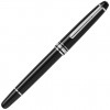 Rollerball Montblanc Meisterstück platinado resina negra 132445