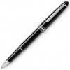 Rollerball Montblanc Meisterstück platinado resina negra 132445