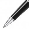 Rollerball Montblanc Meisterstück platinat resina negra 132445