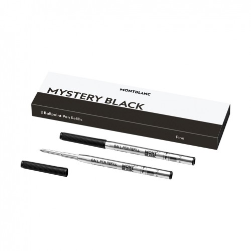 2 Parts (F) for ballpoint Montblanc Mystery Black 128210