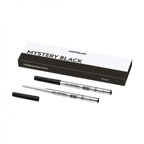 2 recanvis (B) per bolígraf Montblanc Mystery Black 128212