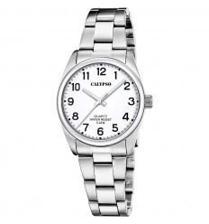 Reloj Calypso mujer K5863/1 esfera blanca 32mm brazalete acero